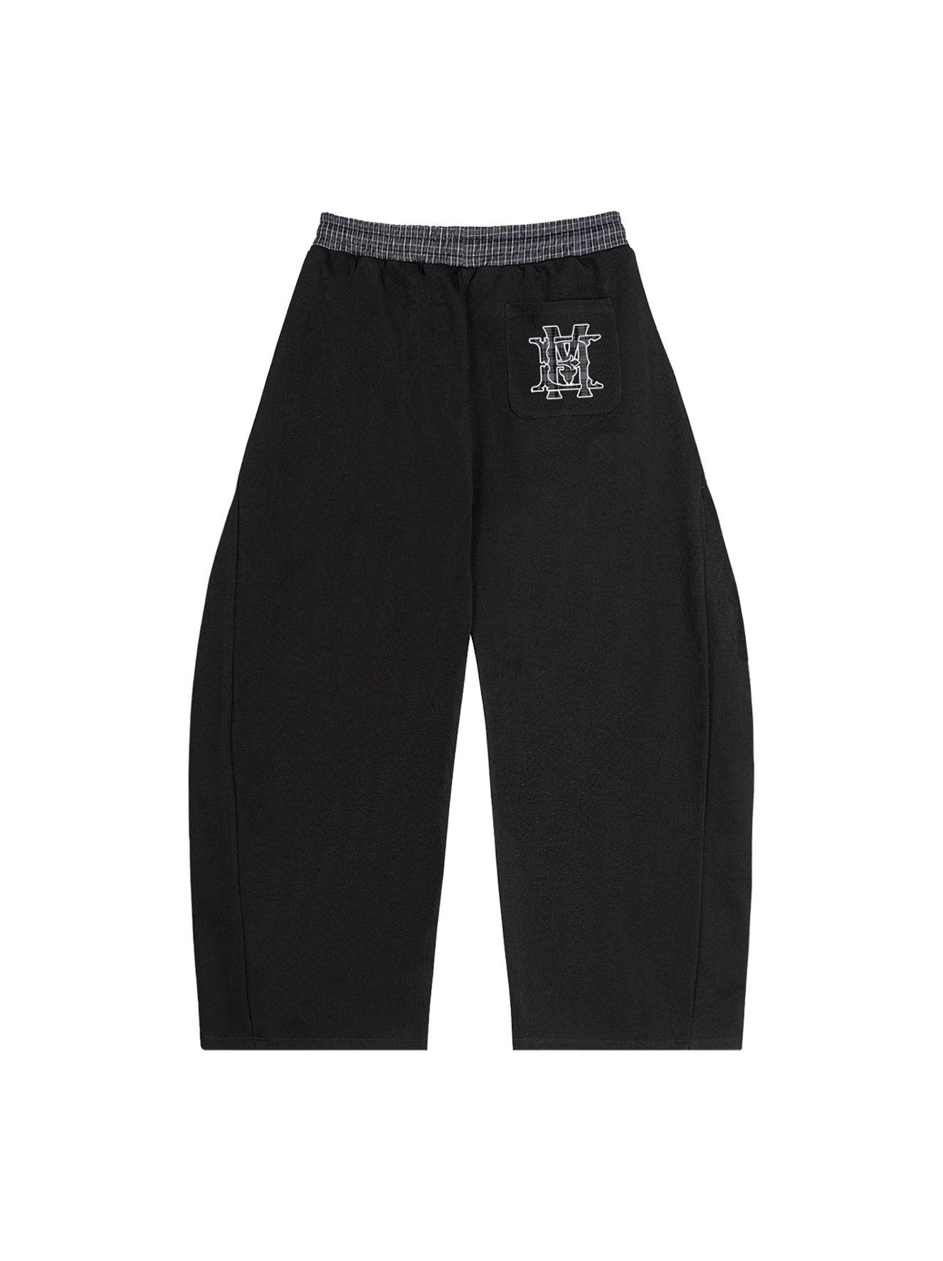 Plaid-Lined Sweatpants