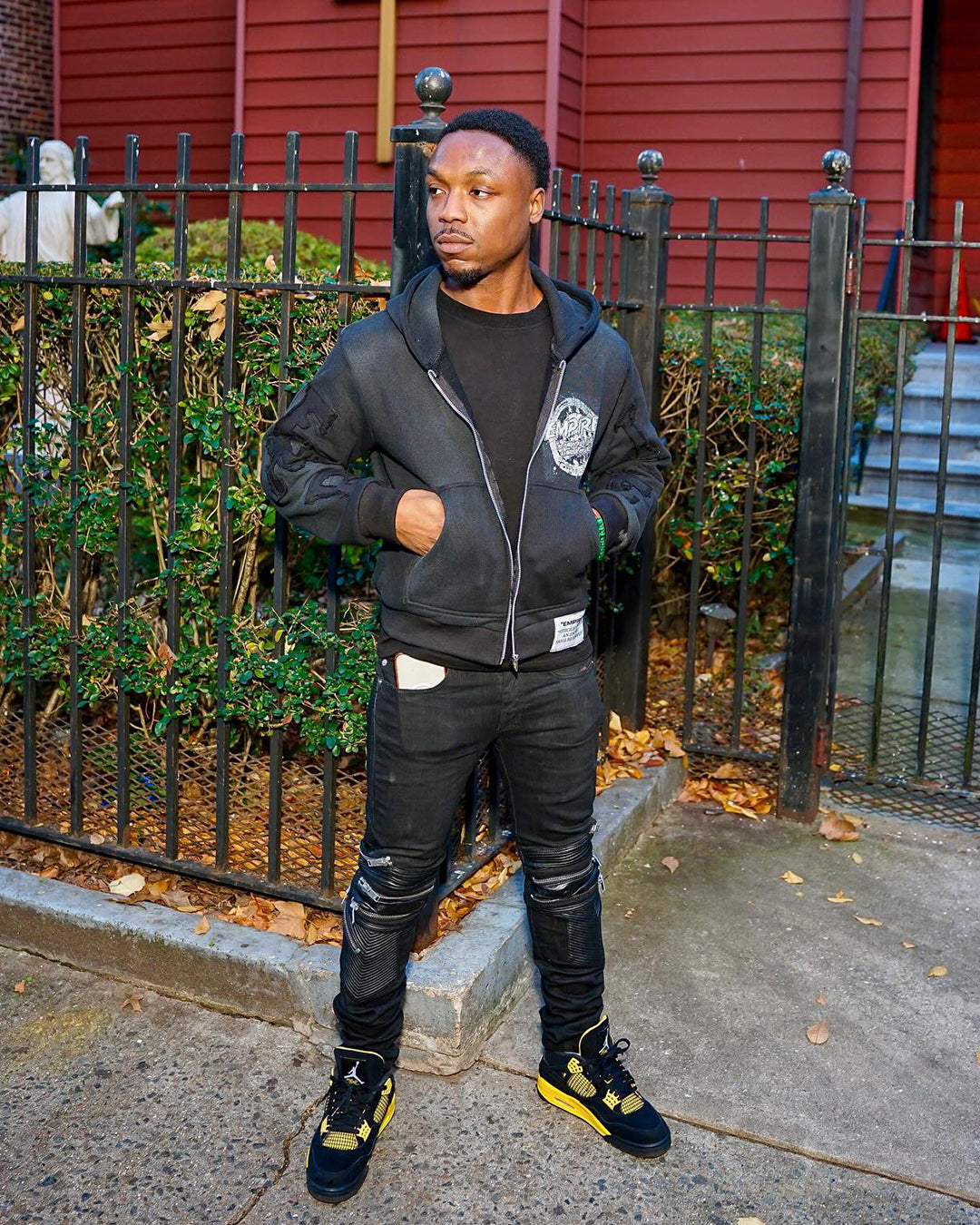 "Vintage Black" Signature Zipup