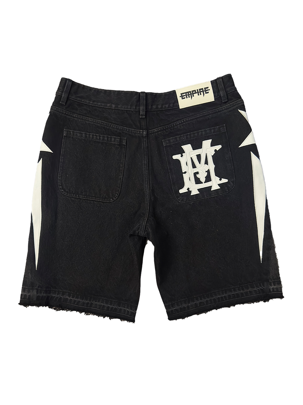 Black Denim Shorts