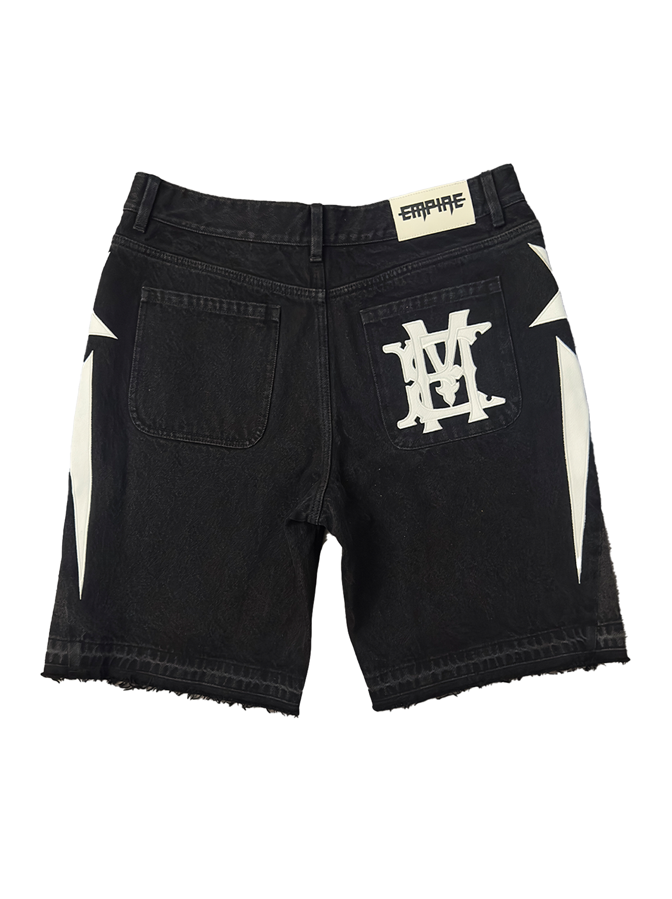 Black Denim Shorts