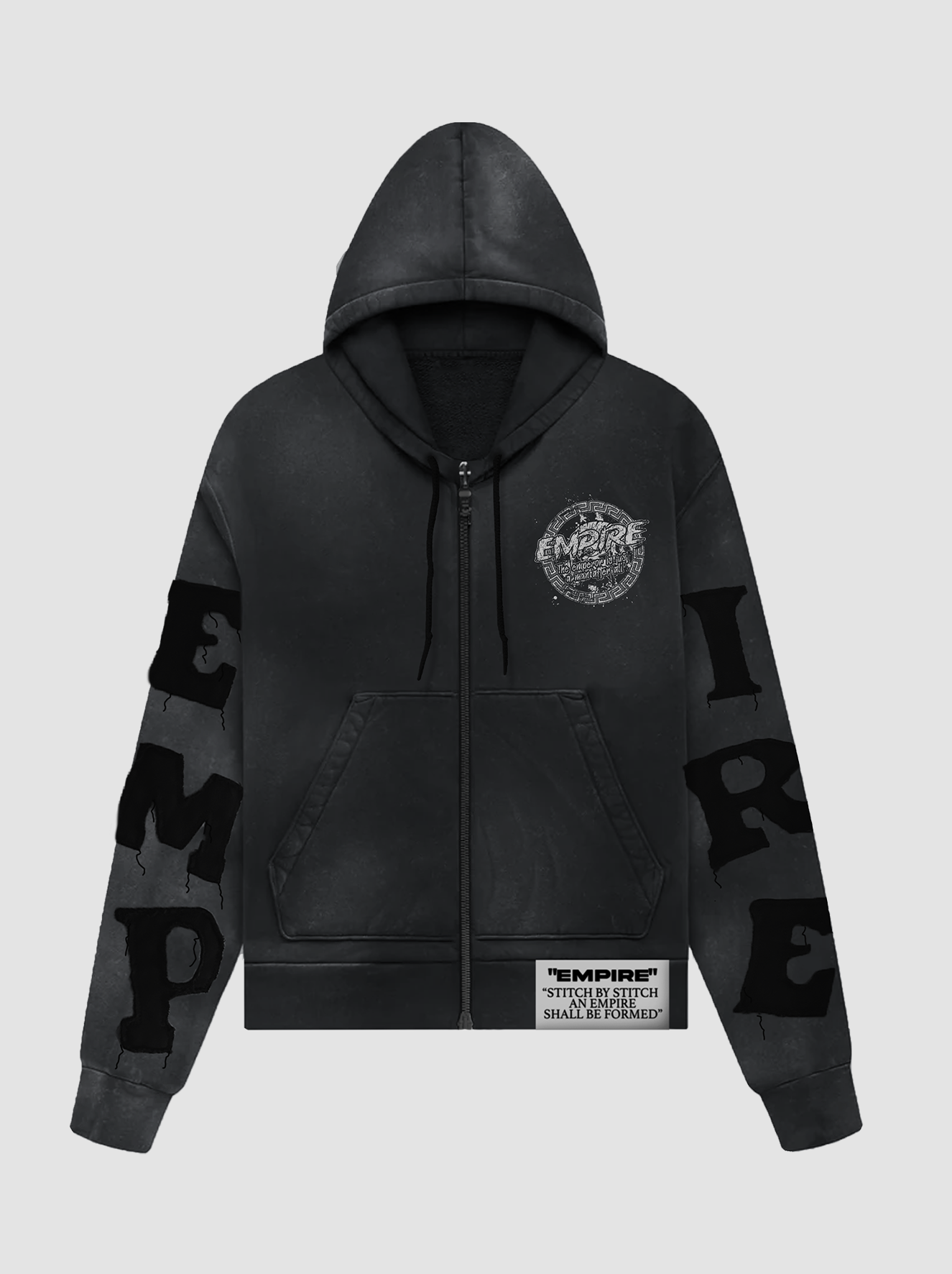 "Vintage Black" Signature Zipup