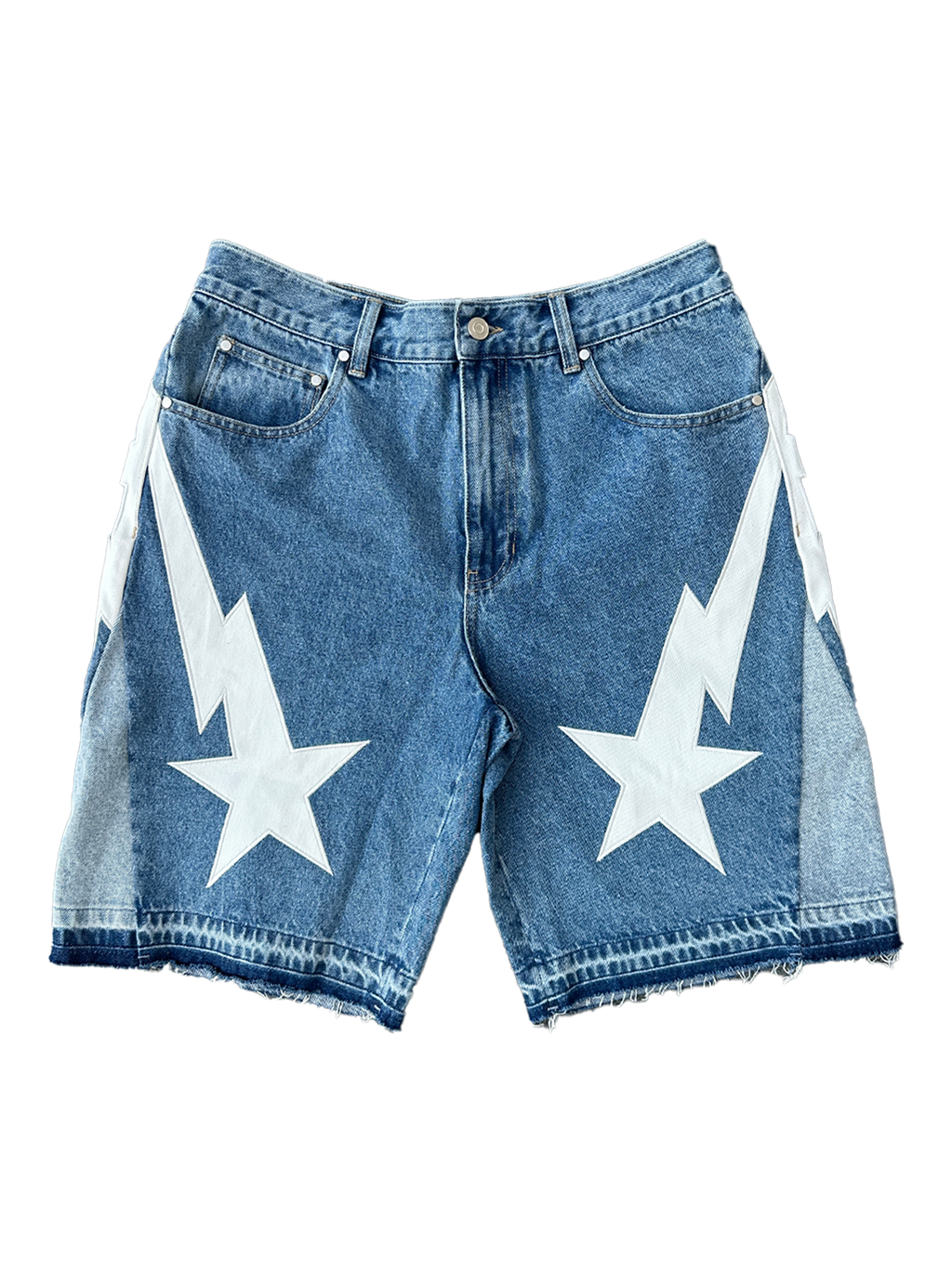 Blue Denim Shorts
