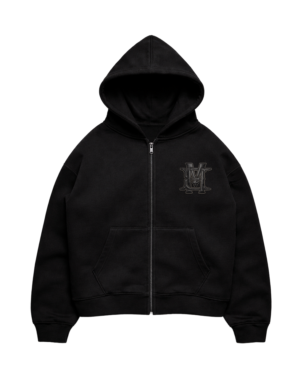 Empire Leather Patch Hoodie
