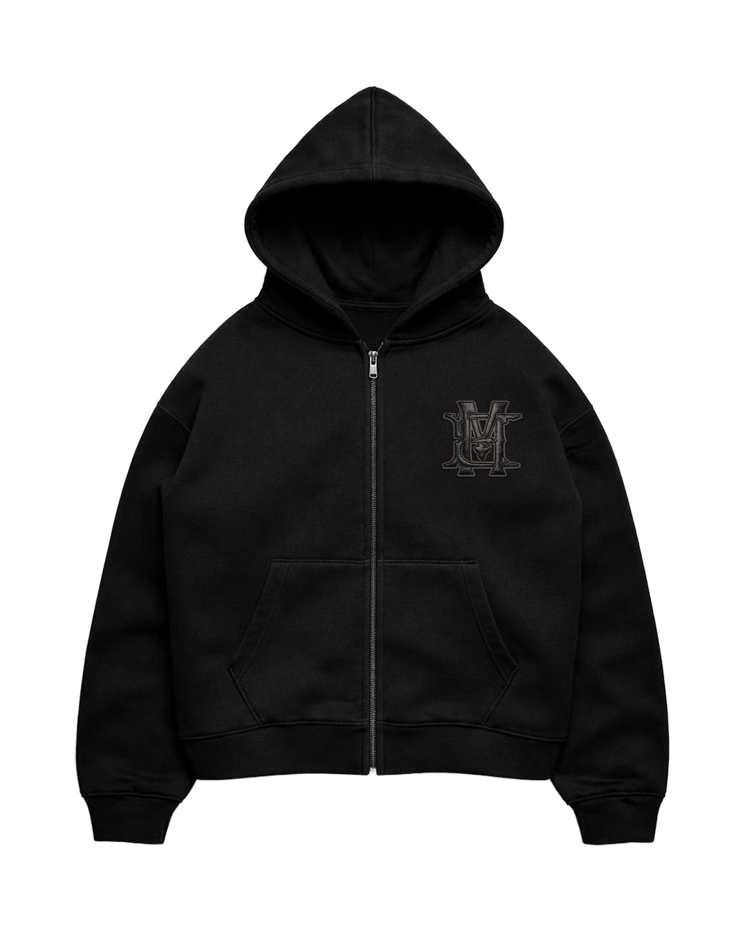 Empire Leather Patch Hoodie