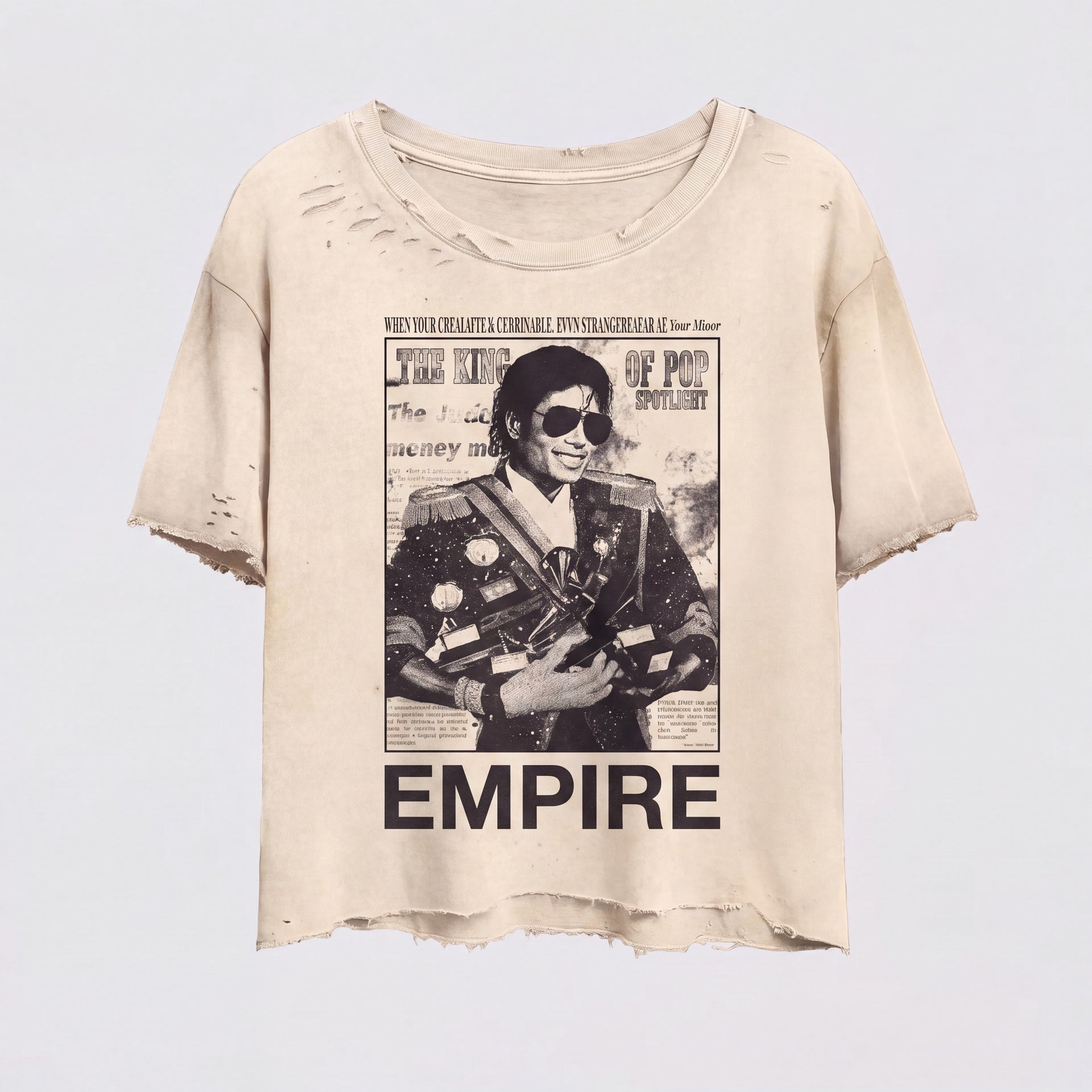 Cream Emperor of Pop Tee